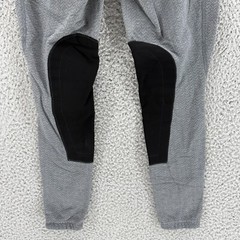 Kerrits Leggings Womens XS Herringbone Gray Breeches Horse Riding Fleece Lite
