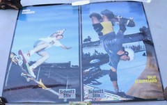 3 Vintage Schmitt Stix Skateboard Poster Billy Beauregard Andy Howell Kanights