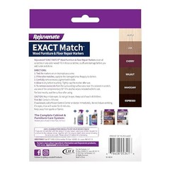 Exact Match Wood Furniture & Floor Repair Markers, 6 Count, Brown (Pack of 1)