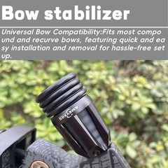 Archery Hunting Bow Stabilizer Damper Silencer Riser Shock Absorber Compound Bow
