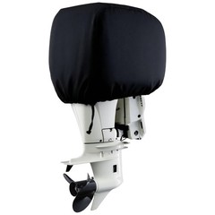 Boat Marine Outboard Engine Cover for Mercury Lightweight: 100-150HP, black