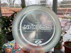 Disc Golf ICE Crystal Nuke SS First Run Proto Discraft (Rare White Stamp) #2519
