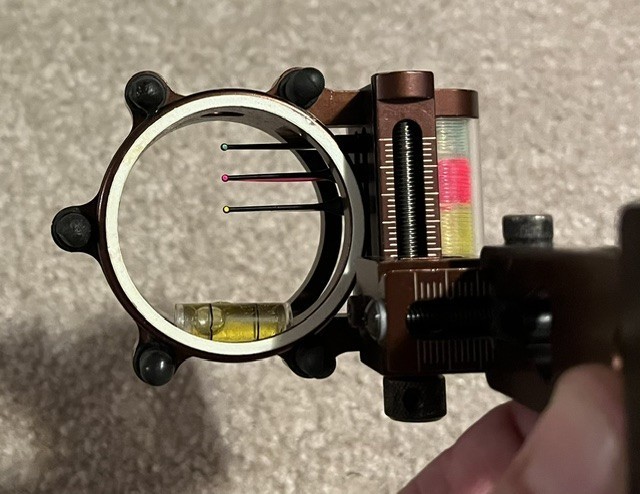 Fuse Archery 3 pin fiber optic bow sight