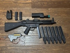 Discontinued G&G Electric Blowback MP5 + Extras