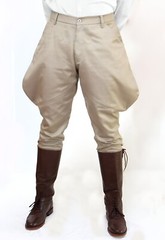 Beige Breeches For Women Horse Riding Polo Hinting Jodhpurs Baggy Trousers