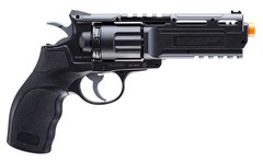Airsoft Revolver Powered CO2 Pistol Single/Double Action 325 FPS 10 RDS Mag Bk