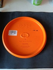 Vibram Ridge Disc Putter Orange Speckled 174g Medium Rubber Putter OOP NEW