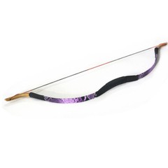 Handmade 30Lbs Traditional Recurve Bow Mongolian Longbow 12Pcs Fiberglass Arrow