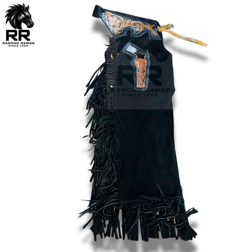 Rodeo Leather Bull Riding Chaps | Western Cowboy Rodeo Gear – Custom Design
