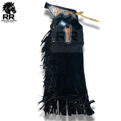 Rodeo Leather Bull Riding Chaps | Western Cowboy Rodeo Gear – Custom Design