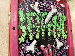 brand x riot stick skateboard complete vtg 80s 1986 gullwing santa cruz schmitt