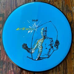 MVP Neutron Vertex Patent Pending Skulboy PFN OOP Blue Axiom Disc Golf 175 Grams