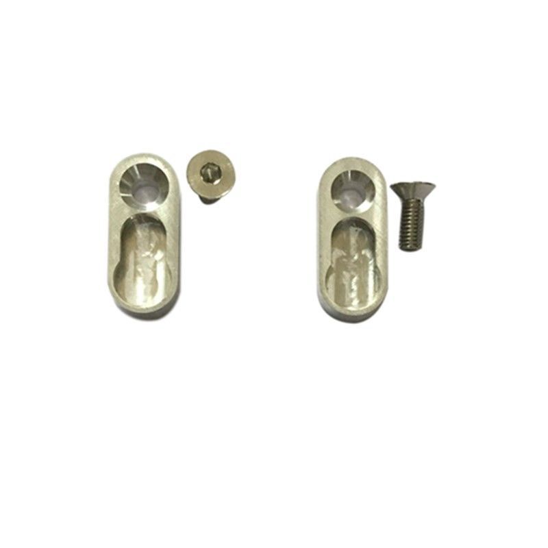 2X Alignment Plates with Limb Screws for 17″ ILF CNC Recurve Bow Riser Adjust