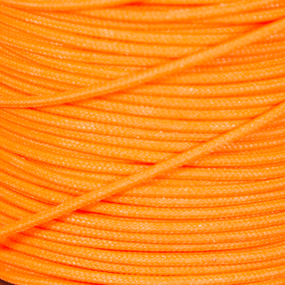 1′, 3′, 5′, 10′, 25′, 50′, 100′ Flo Orange D Loop BCY # 24 Rope Material