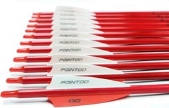 30-inch Fluorescence Carbon Arrows Pack of 12 for Hunting & Practice