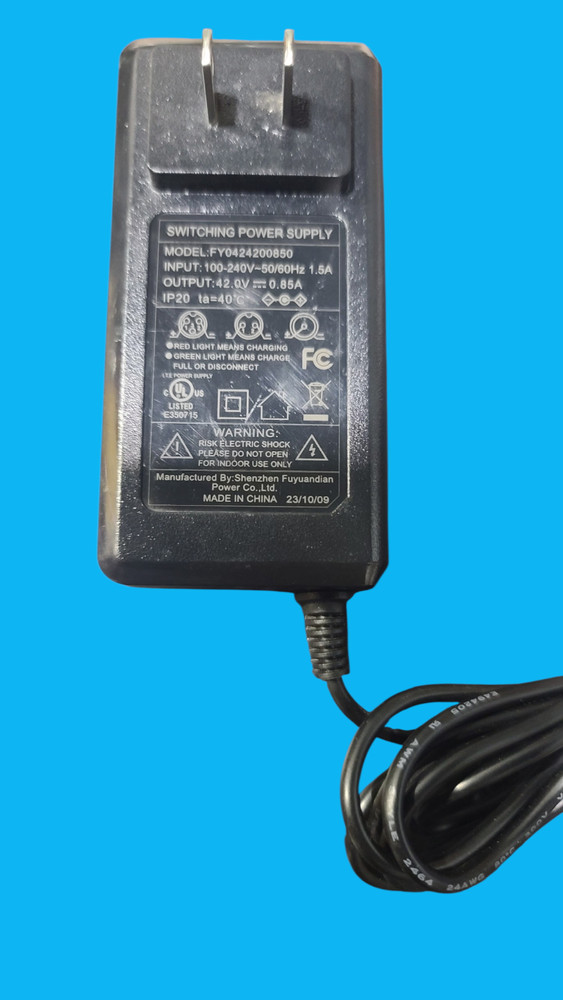 Gotrax 42V 0.85A Adapter Power Supply for G2 GLIDER and more FY0424200850 (/R…