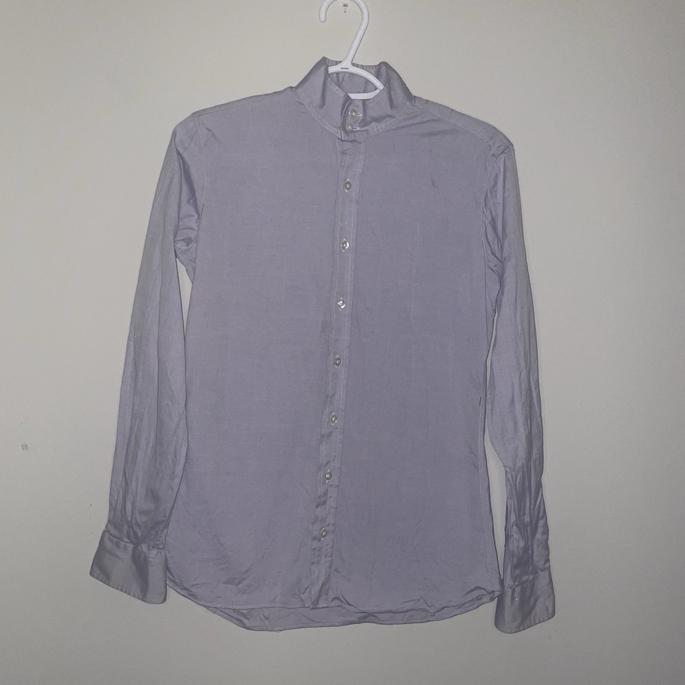 Essex Light Purple 34 Long Sleeve 100% Imported Cotton Show Shirt