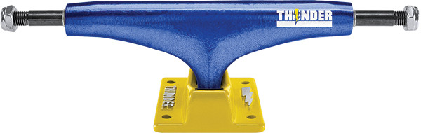 Thunder Light 148 Varsity Blue / Yellow Skateboard Trucks 8.25″ Axle
