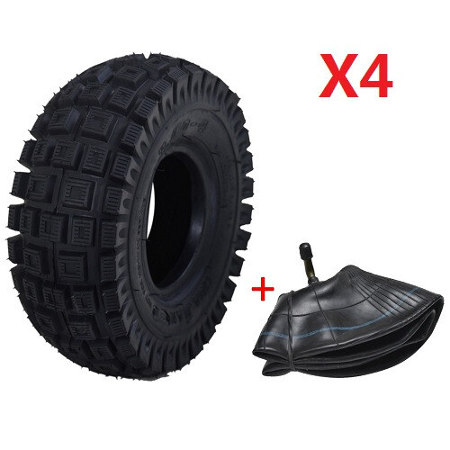 4pcs 3.00-4 Tire Tube 260×85 for Razor E300 E325 Chopper Pocket Rocket eZip 400