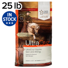UltraCruz Equine Skin and Allergy Supplement for Horses, 25 lb Pellet (200 Days)