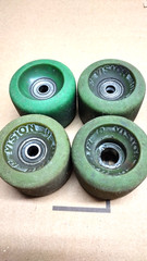 VINTAGE 80’s SLIME BALLS VISION BLURR Skateboard Wheels 60mm 97A RED Green