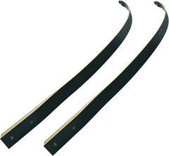 Black Hunter Recurve Bow Limbs Replacement, 25-60 Lbs Fiberglass/Bamboo