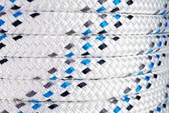 Strongest Double Braid Polyester Cable Wire Pull Pulling Rope W/ 6″ Spliced Eyes