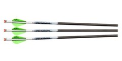 EXCALIBUR ProFlight Illuminated Beacon Nocks Carbon Arrows, 3 pack – 16.5/18/20″