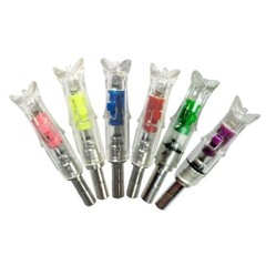 6PCS Lighted Led Crossbow Arrow Nocks for Crossbow Arrow ID 7.6mm Hunting Arrows