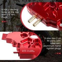 Dual Bearing Sidecover For GX200/Clone Predator Hemi Ghost 212 And 224 GX200