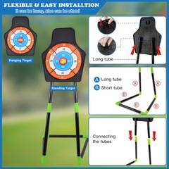 2-Pack Bow and Arrow Set for Kids LED Light Up Archery Toy Gifts Indoor Outdoor