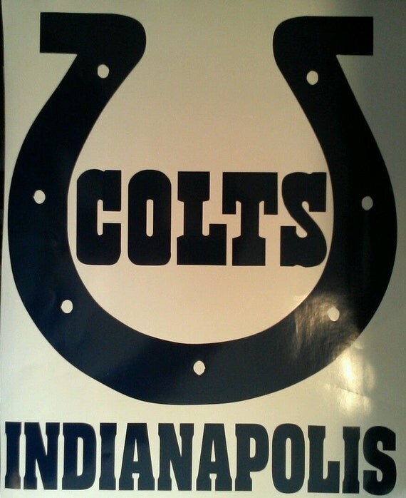 Indianapolis Colts Cornhole Decals 2 Decals Free Window Decals