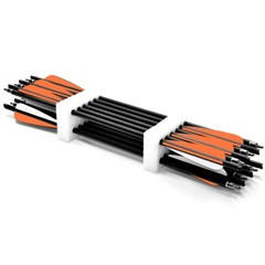 Carbon Crossbow Bolts 20 in Crossbolt Arrows for Archery Hunting Target Practice
