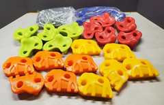 Jungle Gym Senkuntech Kids Multicolor 22 Animals Handles Wall Rock Climbing Hold