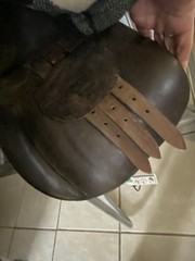 16.5″ Collegiate English Saddle used soft leather FREE SHIPPING