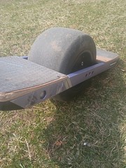 onewheel plus with charger and treaded tire