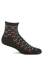 Women’s Jumping Jacks Quarter Sock Medium-Large Charcoal
