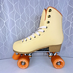 IMPALA Roller Skates Quad Women’s Size 11 Mimosa Indoor Tan Orange Derby Skates