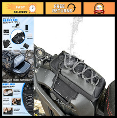 Electric Dirt Bike Storage Bag, Water-Resistant Pouch for Phone & Tools, Fits Su