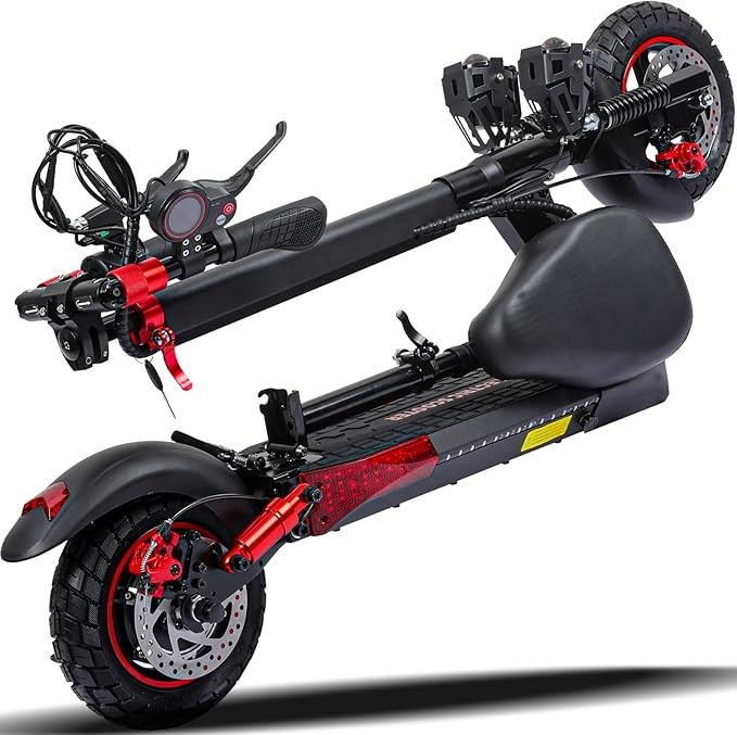Electric Scooter 48v 1600W For Adult 10″Off Road Fat Tires Fast Speed USA MAX