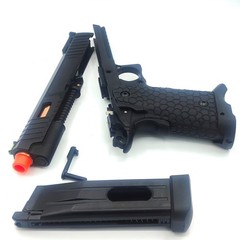 KLI 1911 Hi-Capa “Baba Yaga” CO2 Blowback Airsoft Pistol Metal Slide, 320–330FPS