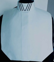 English Hunt Seat Ratcatcher Light Blue Show Bib Dickie / Collar Embellishment
