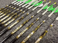 6 NEW Victory HLR 300 Elite V1 .001 Hunting Arrows CUSTOM Q2i Fletched & Wrap