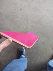 9.18″ Skateboard Deck Punk Shape MIX Mfg Handcrafted in USA Pink