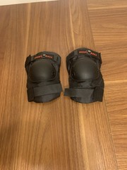 Eight Ball by Triple Eight Kids Protective Pad Set | Knee Elbow Wrist Guards Bla