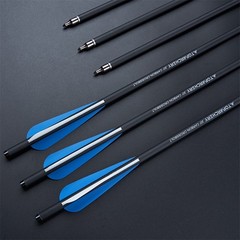 20″ Carbon Crossbow Bolts Arrows OD8.8mm 4″ Vanes Archery Crossbow Hunting 12PCS