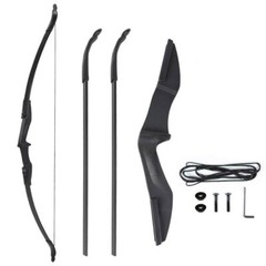 57 inch Takedown Recurve Bow Hunting OR/+12Pcs Arrow Set Archery Right Left Hand