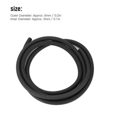 3M Slingshots Latex Tube High Flexibility Elastic For Shooting Black Popular