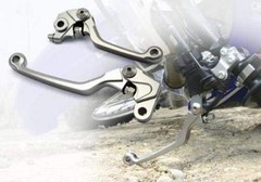 CNC Aluminum Dirt Bike Pivot Brake Clutch Levers Compatible with TTR Blue