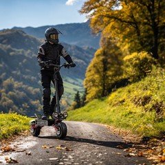 Electric Scooter Adult Folding E-Scooter 3000W Dual Motor 11″ Road Tire 60V 33Ah